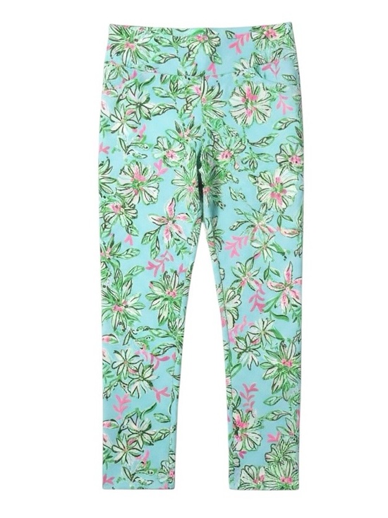 Lilly Pulitzer Pants - Lilly Pulitzer Luxletic Corso Pant Multi Lil Sun Of A Bun Golf Size 8